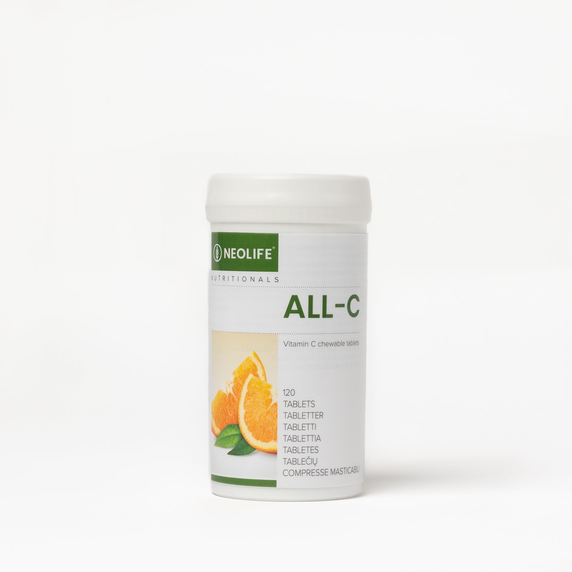 All C, vitamino C papildas, kramtomosios tabletės