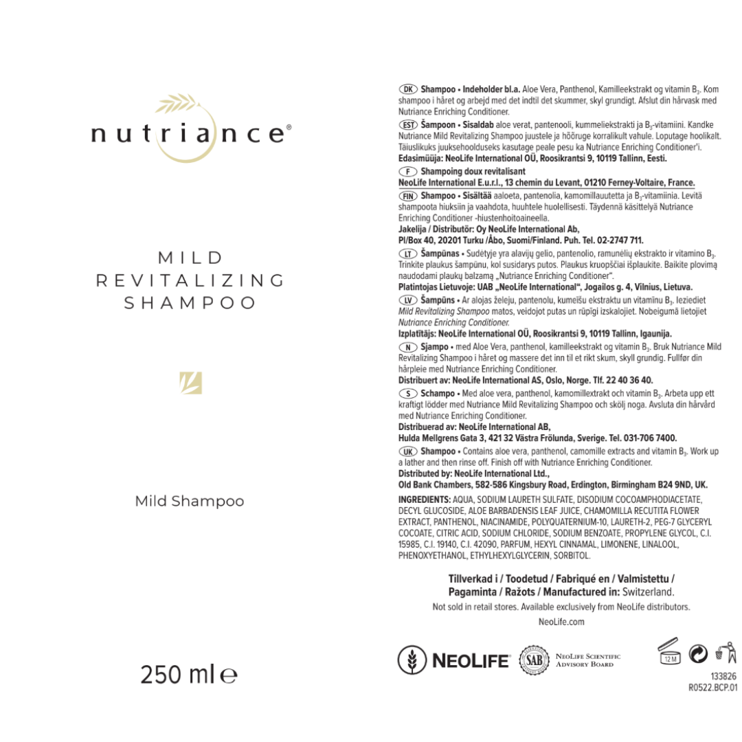 Mild Revitalizing Shampoo